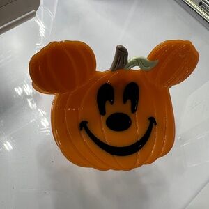 Mickey pumpkin hair clip